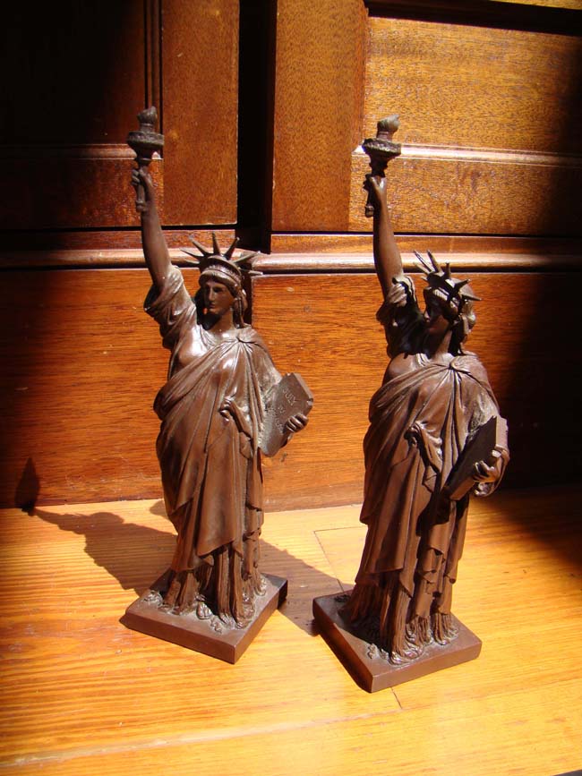 A RARE pair of Statue of Liberty bookends from the 1940's — image 2